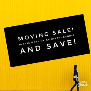 I’m moving! Make me an offer! Bundle to save